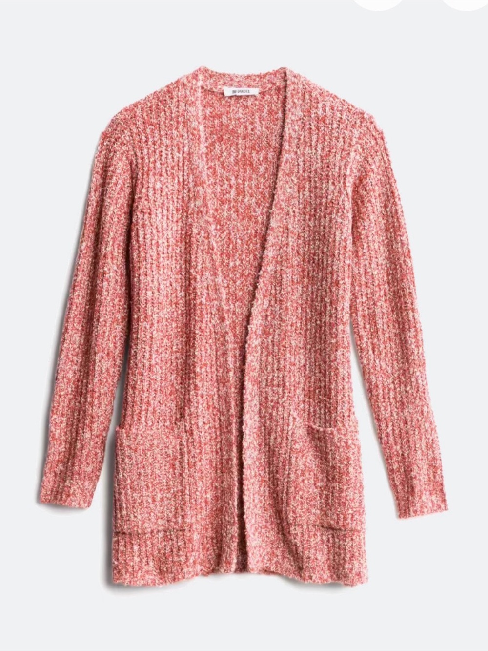 Steve Madden Apparel marled open-front cardigan w/ pockets